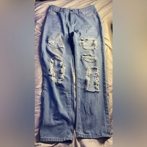 I originally bought these jeans from the thrift store about two weeks ago.